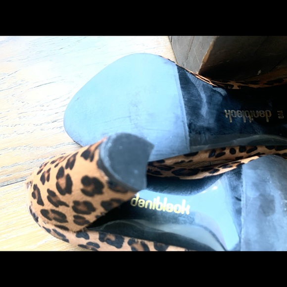 Leopard Heels like new size 8 - Picture 11 of 12